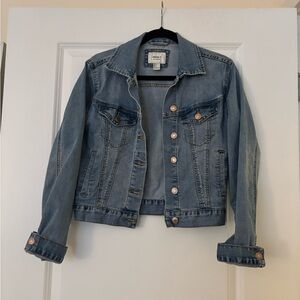 Forever 21 Light Blue Denim Jacket with Copper Buttons